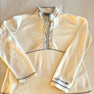 FREE COUNTRY Cream Fleece Jacket